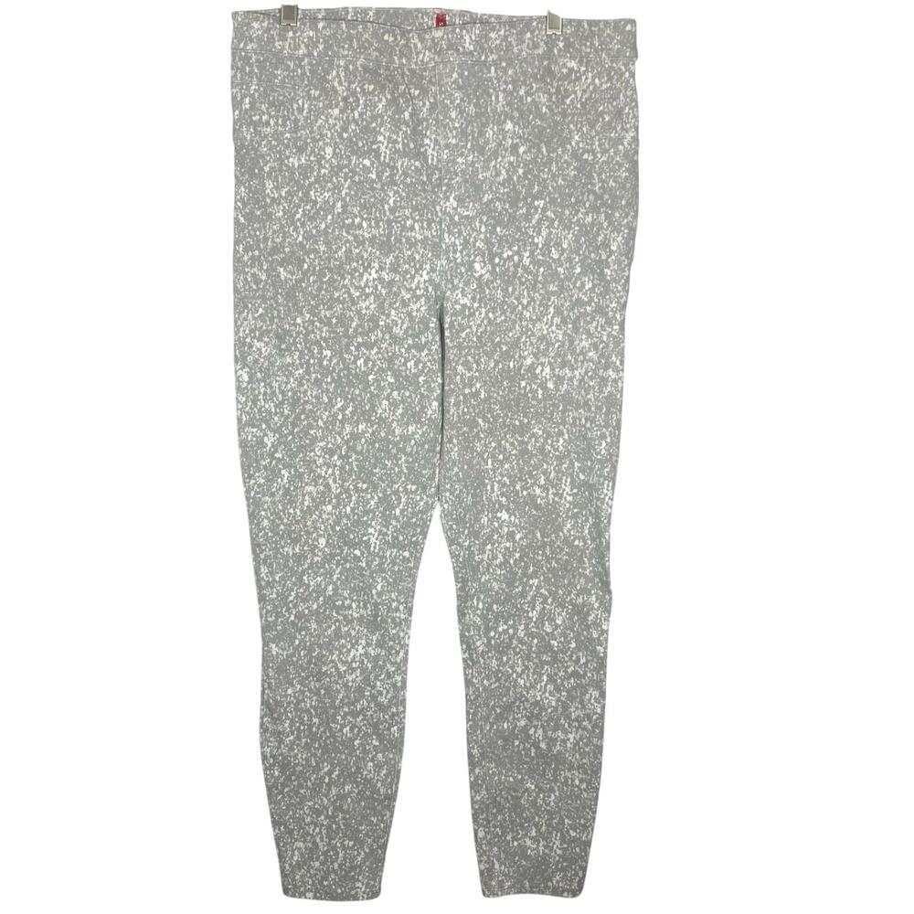 Spanx Jean-ish Leggings Speckled Grey Women’s Plus Size 1X Shapewear Shaping